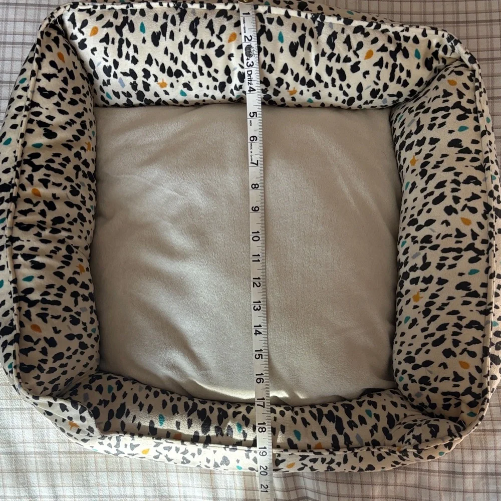 Leopard Print Pet Bed